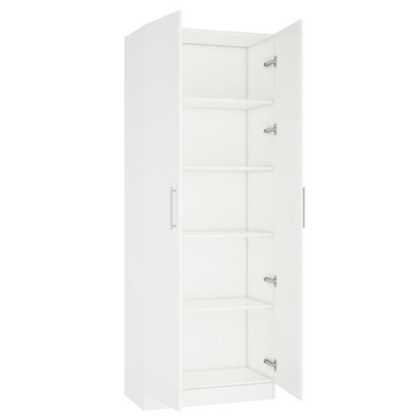 Dulap cu polițe Mobildor-Lux Practik 210 x 80 x 40 / LPAL / White photo 2
