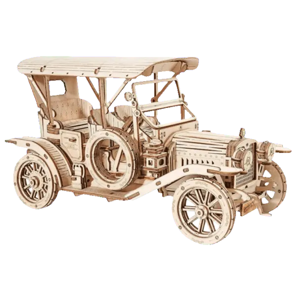 Puzzle ROKR Vintage Car 8+/ Numărul de piese: 298 photo 2