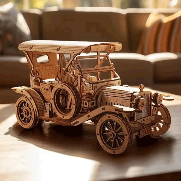 Puzzle ROKR Vintage Car 8+/ Numărul de piese: 298 photo 3