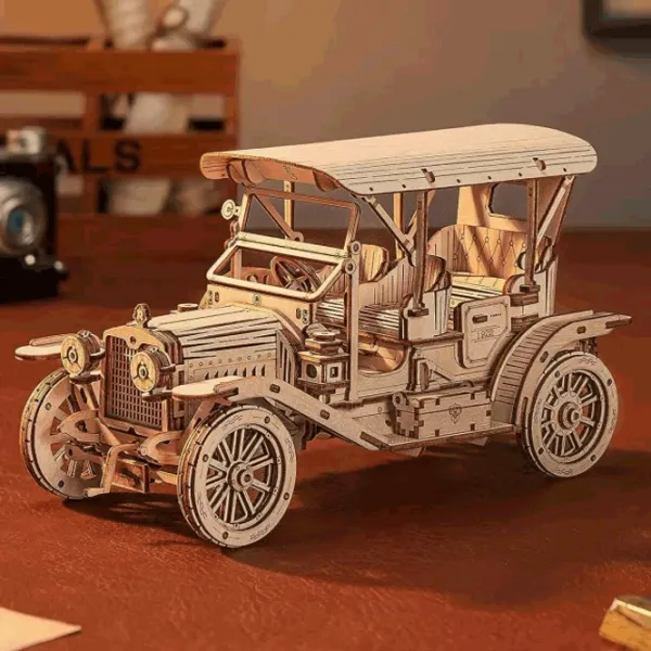Puzzle ROKR Vintage Car 8+/ Numărul de piese: 298 photo 4