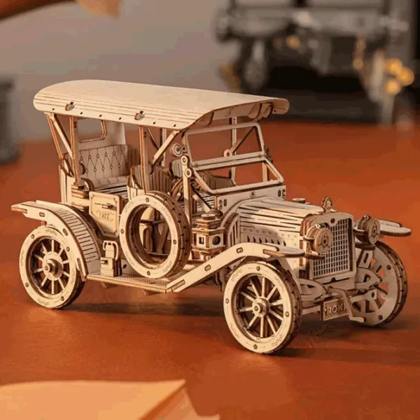 Puzzle ROKR Vintage Car 8+/ Numărul de piese: 298 photo 5