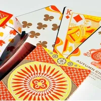 Joc de masă United States Playing Card Company Tally-Ho Autumn Circle 8+/ Carti de joc photo 2