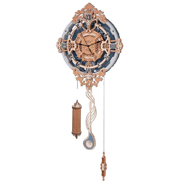 Puzzle ROKR Wall clock with romantic notes 14+/ Количество деталей: 231 photo 1