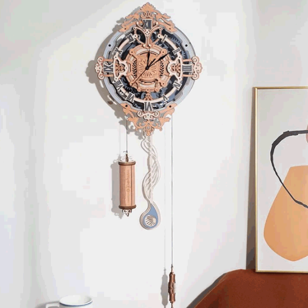 Puzzle ROKR Wall clock with romantic notes 14+/ Количество деталей: 231 photo 4