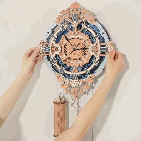 Puzzle ROKR Wall clock with romantic notes 14+/ Количество деталей: 231 photo 8