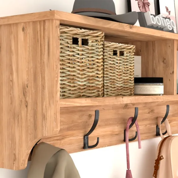 Вешалка Nex Home 01221693 ДСП / Дуб photo 5