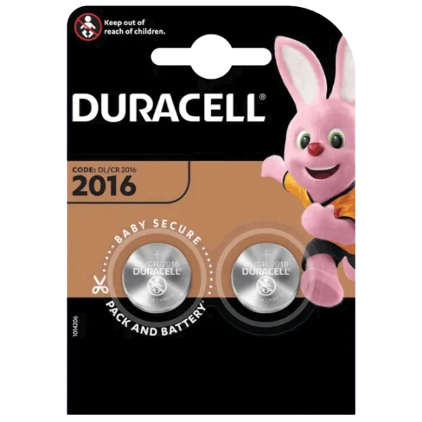 Baterie Duracell CR2016 CR2016 3 V / 2 buc. photo 1