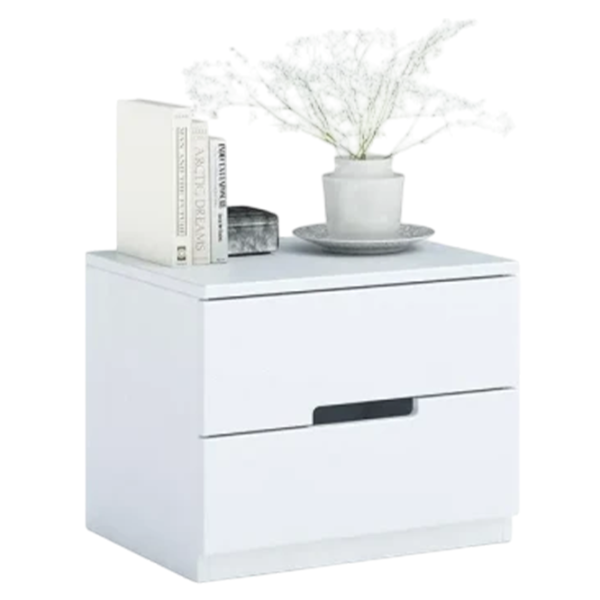 Тумбочки KLEN Selena 40 x 50.2 x 38.5см / Дерево / White photo 1 Тумбочки KLEN Selena 40 x 50.2 x 38.5см / Дерево / White photo 1