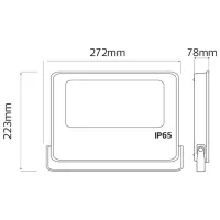 Proiector LED Horoz Lion-100 White / 8500 lm photo 4