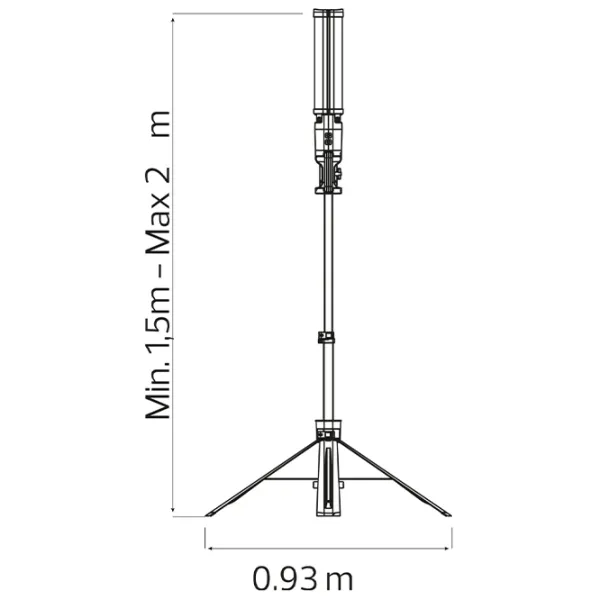 Proiector LED Horoz Tower White / 8600 lm photo 3 Proiector LED Horoz Tower White / 8600 lm photo 3