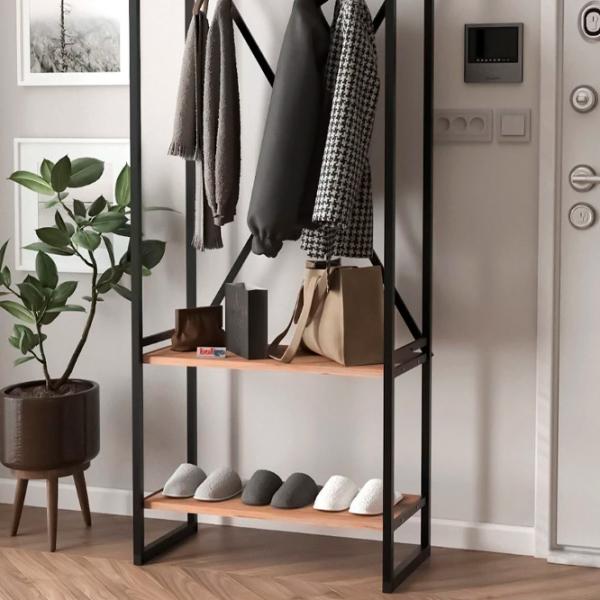Вешалка Nex Home 01221692 ДСП / Дуб photo 2 Вешалка Nex Home 01221692 ДСП / Дуб photo 2