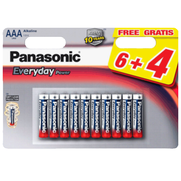 Батарейка Panasonic LR6REE AAA 1.5 В / 10 шт. photo 1