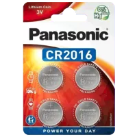 Baterie Panasonic CR-2016EL/4B CR2016 3 V / 4 buc.