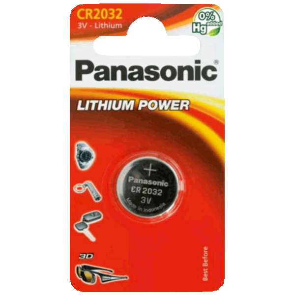 Батарейка Panasonic CR-2032EL/4B CR2032 3 В / 1 шт. photo 2