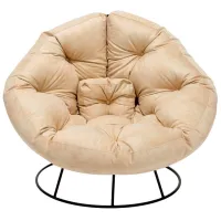 Fotoliu Modalife Lilyum  Black Cream