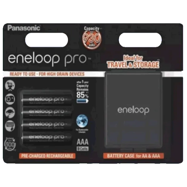 Батарейка Panasonic Eneloop AAA 1.2 В / 4 шт. photo 1