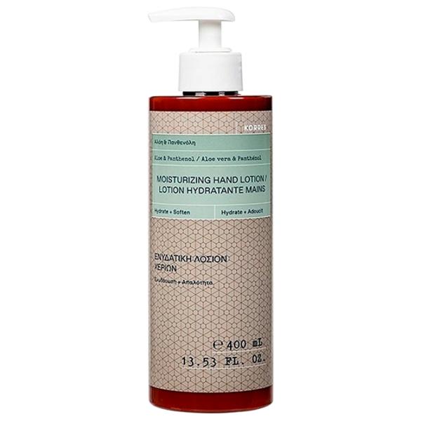 Loțiune pentru corp KORRES Moisturizing Hand Lotion Aloe & Panthenol Brown / 0.4l photo 1