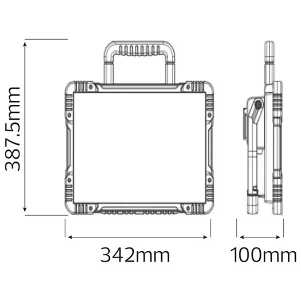 Proiector LED Horoz Worksshop-60 White / 6500 lm photo 2 Proiector LED Horoz Worksshop-60 White / 6500 lm photo 2
