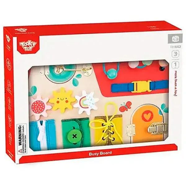 Бизиборд Tooky Toy Домик 3+ photo 1