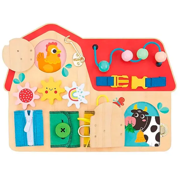 Бизиборд Tooky Toy Домик 3+ photo 2