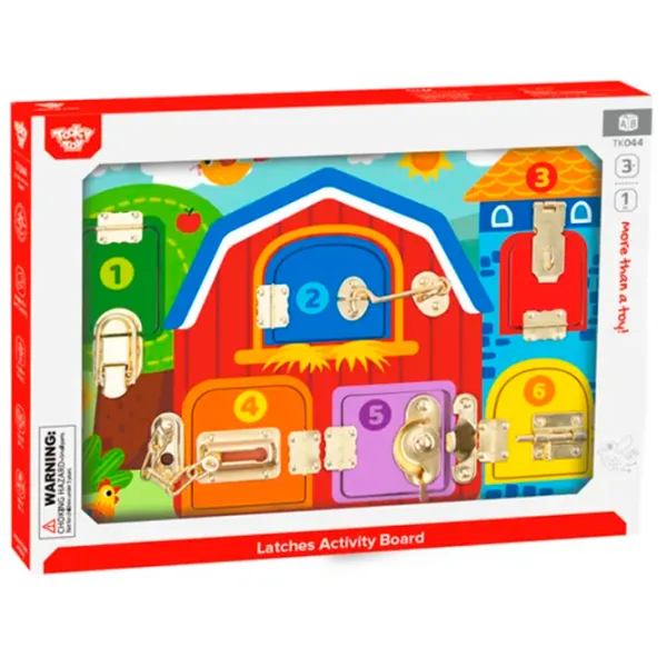 Busy board Tooky Toy Ferma 3+ photo 1