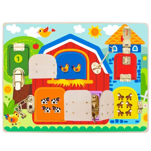 Busy board Tooky Toy Ferma 3+ photo 2