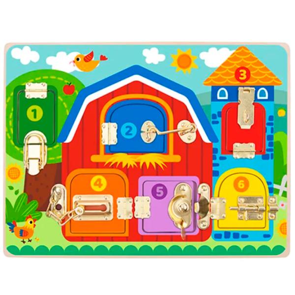 Busy board Tooky Toy Ferma 3+ photo 3