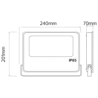 Proiector LED Horoz Lion-50 White / 4250 lm photo 3