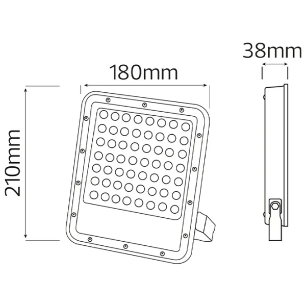 Proiector LED Horoz Oselo-50 White / 5000 Lm photo 2 Proiector LED Horoz Oselo-50 White / 5000 Lm photo 2
