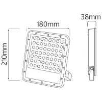 Proiector LED Horoz Oselo-50 White / 5000 Lm photo 2