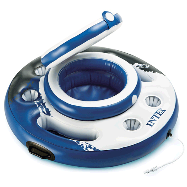 Radiator gonflabil Intex MEGA CHILL Vinil / Blue  photo 1