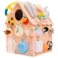 Бизиборд New World Домик кролика 1.5+