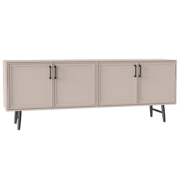 Комод Dogtas Trento 77.7 x 207.2 x 47.5см / ЛДСП / Бежевый photo 1