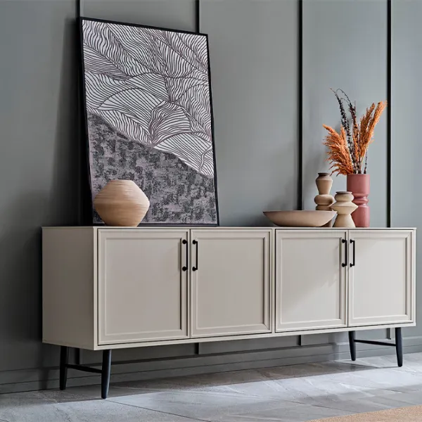 Комод Dogtas Trento 77.7 x 207.2 x 47.5см / ЛДСП / Бежевый photo 6