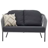 Canapea de grădină Dogtas VITALI 2  Metal / / / Antracite
