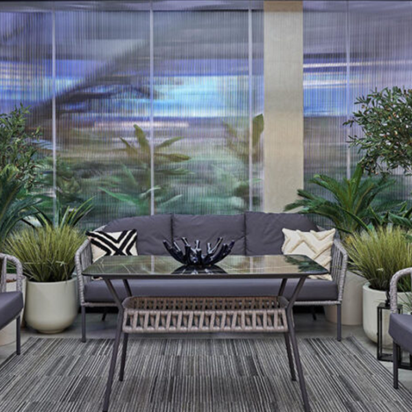 Canapea de grădină Dogtas VITALI 3  Metal / / / Antracite photo 2 Canapea de grădină Dogtas VITALI 3  Metal / / / Antracite photo 2