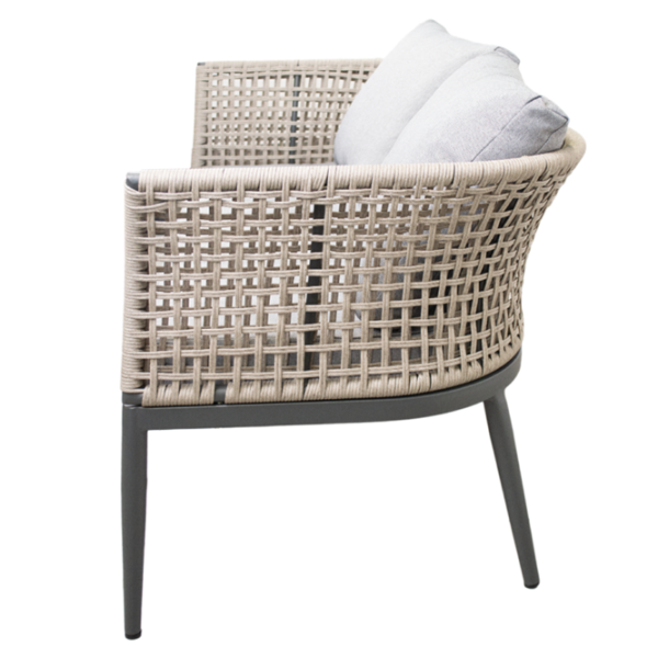 Садовый диван M-DECO Sonata Алюминий / / / Серый photo 2 Садовый диван M-DECO Sonata Алюминий / / / Серый photo 2