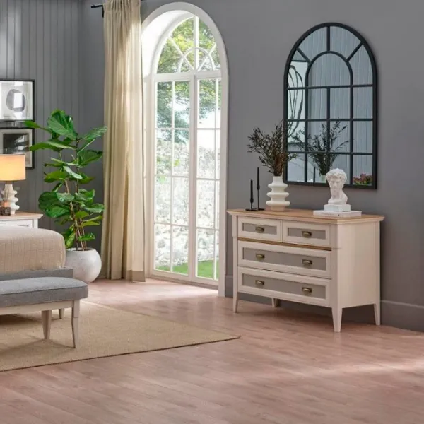 Комод Dogtas Toscana 83.4 x 115.8 x 53.4см / ЛДСП / Кремовый photo 5