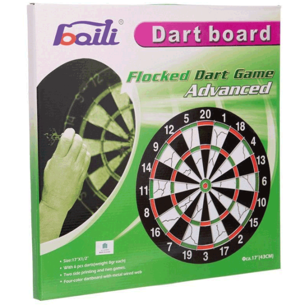 Дартс Baili Flocked  / 43 см / Пластик photo 5 Дартс Baili Flocked  / 43 см / Пластик photo 5