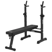 Спортивная скамья Zipro Core Силовые упражнения / Черный