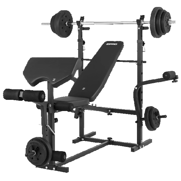Bancă fitness Zipro Ripped Antrenamente de forță / Black photo 1