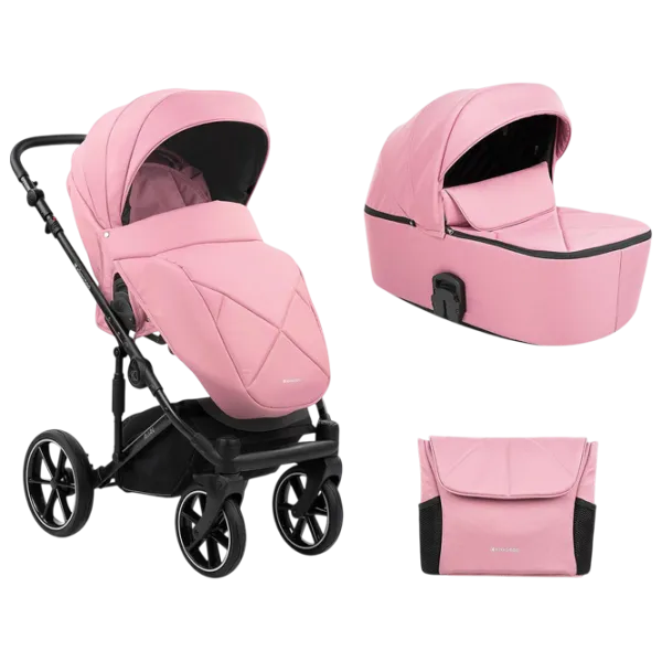 Детская коляска Kikka Boo Amani  31001020128/ Розовый photo 2 Детская коляска Kikka Boo Amani  31001020128/ Розовый photo 2