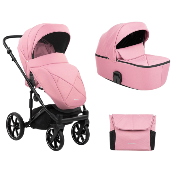 Детская коляска Kikka Boo Amani  31001020128/ Розовый photo 2 Детская коляска Kikka Boo Amani  31001020128/ Розовый photo 2