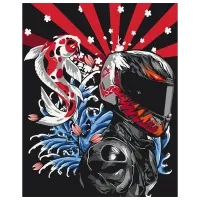 Картина по номерам BrushMe Стихия скорости BS53709 50 x 40 см / Вертикальная