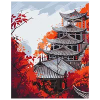 Картина по номерам BrushMe Храм BS54002 50 x 40 см / Вертикальная