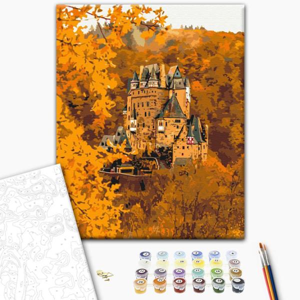 Картина по номерам BrushMe Осенний замок Эльц BS52372 50 x 40 см / Вертикальная photo 2 Картина по номерам BrushMe Осенний замок Эльц BS52372 50 x 40 см / Вертикальная photo 2