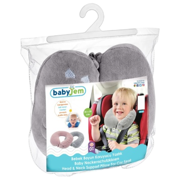 Подушка для поддержания головы BabyJem 108 () 0+/ Серый photo 2 Подушка для поддержания головы BabyJem 108 () 0+/ Серый photo 2