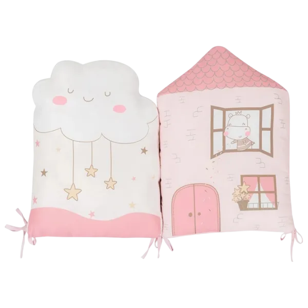 Набор подушек для кроватки Kikka Boo Hippo Dreams (31201010275) 0+/ Розовый photo 3
