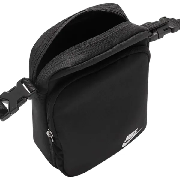 Geantă de umăr Nike Heritage Crossbody  / White Black / 4l photo 4 Geantă de umăr Nike Heritage Crossbody  / White Black / 4l photo 4