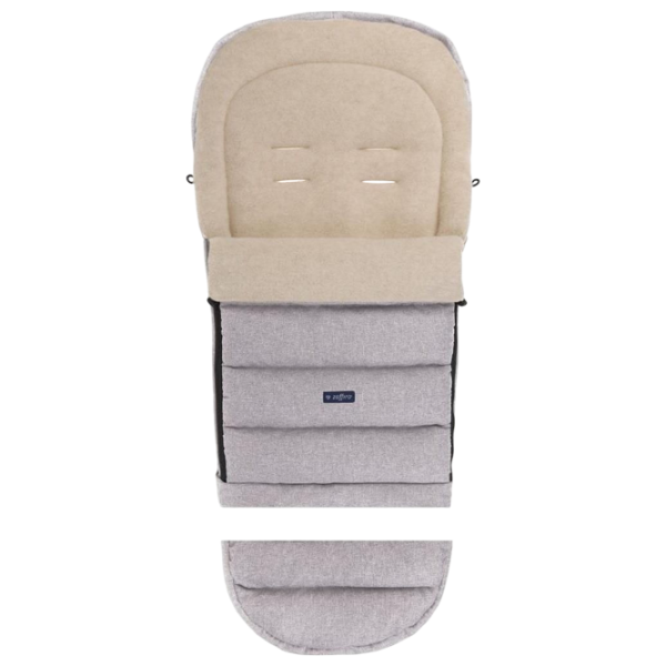 Husă pentru cărucior Zaffiro iGrow 4.0 Wool Premium Poliester / Gray photo 2